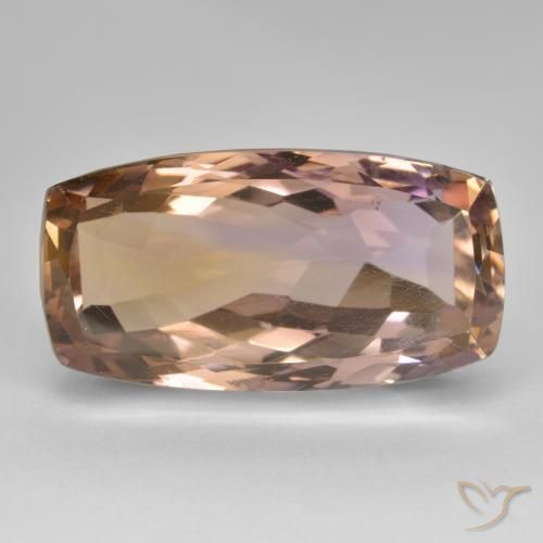 20.16ct Natural Bicolor Ametrino, Forma Cojín, VVS-VS