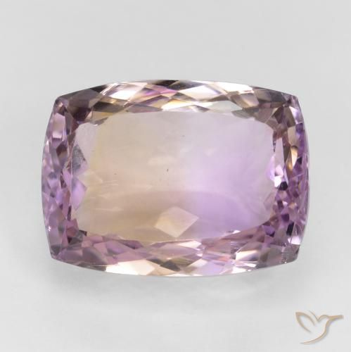 16.38ct Natural Bicolor Ametrino, Forma Cojín, VS