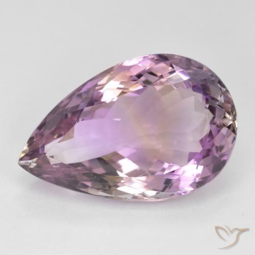 16.24ct Natural Bicolor ametrino, En forma de pera, VVS