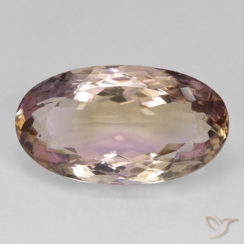 19.81ct Natural Bicolor ametrino, Ovalada, VVS-VS