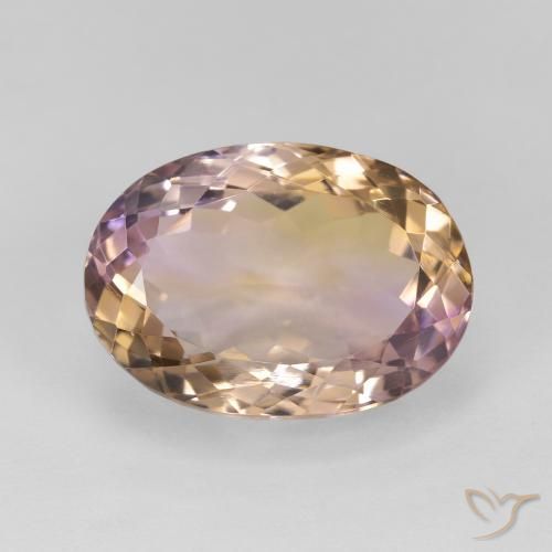 16.73ct Natural Bicolor ametrino, Ovalada, VS