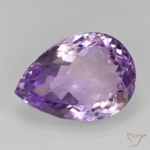 19.30ct Natural Bicolor ametrino, En forma de pera, VVS-VS