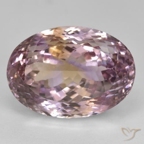 27.56ct Natural Bicolor ametrino, Ovalada, VVS-VS