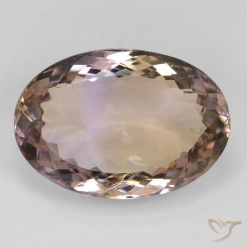 24.83ct Natural Bicolor ametrino, Ovalada, VS