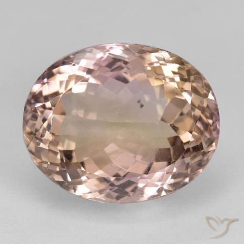 22.23ct Natural Bicolor ametrino, Ovalada, VS