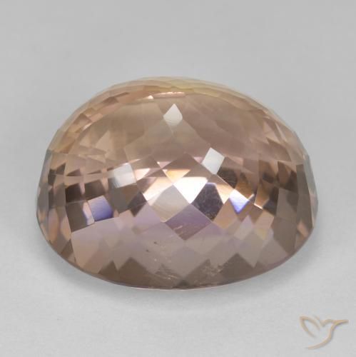Ametrino Bicolor natural de 22.23 ct, Ovalada, VS