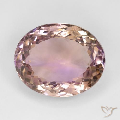 19.11ct Natural Bicolor ametrino, Ovalada, VS