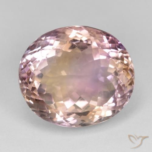 18.70ct Natural Bicolor ametrino, Ovalada, VS