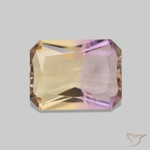 1.81ct Bicolor Ametrino, corte esmeralda, VS