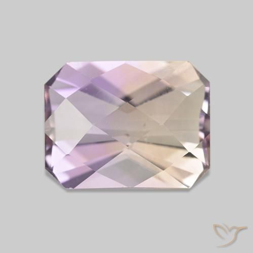 2.09ct Bicolor Ametrino, corte esmeralda, VS