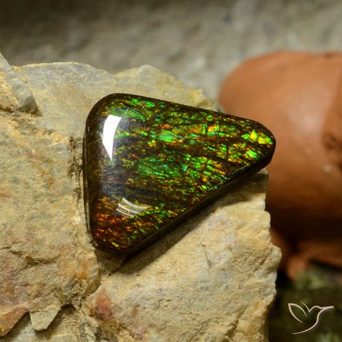 10.34ct Natural Multicolor amolita, Trillón, Opaco