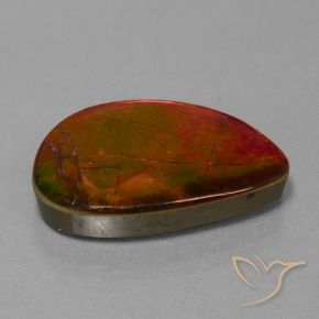 amolita Multicolor natural de 18.53 ct, Elegante, Opaco