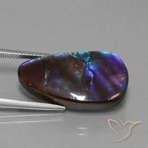amolita Multicolor natural de 14.98 ct, Elegante, Opaco