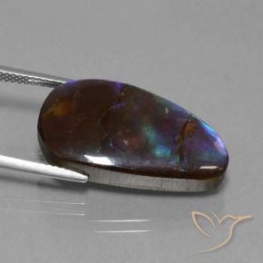 amolita Multicolor natural de 14.98 ct, Elegante, Opaco