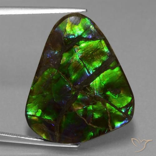 21.05ct Natural Multicolor amolita, Trillón, Opaco