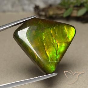 amolita Multicolor natural de 18.57 ct, Elegante, Opaco