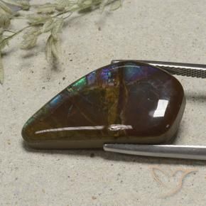 amolita Multicolor natural de 15.41 ct, Elegante, Opaco