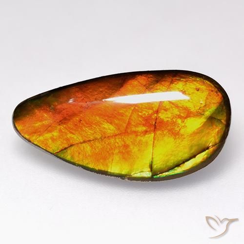 amolita Multicolor natural de 10.05 ct, Elegante, Opaco