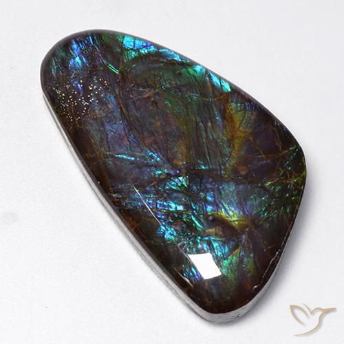 18.97ct Natural Multicolor amolita, Elegante, Opaco
