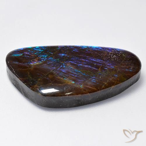 amolita Multicolor natural de 18.97 ct, Elegante, Opaco