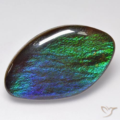 18.89ct Natural Multicolor amolita, Elegante, Opaco