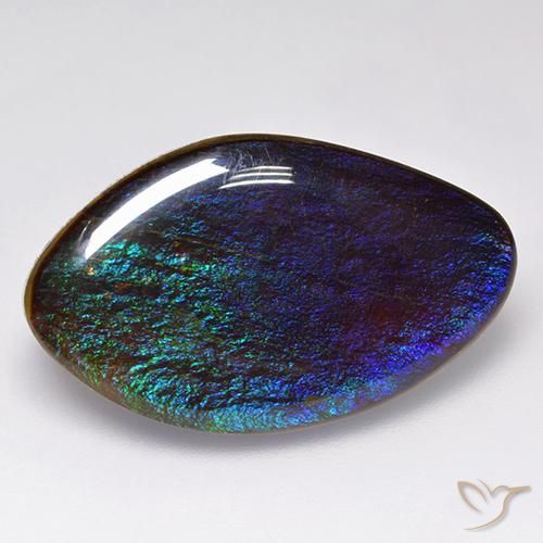 amolita Multicolor natural de 18.89 ct, Elegante, Opaco