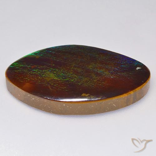 amolita Multicolor natural de 18.89 ct, Elegante, Opaco