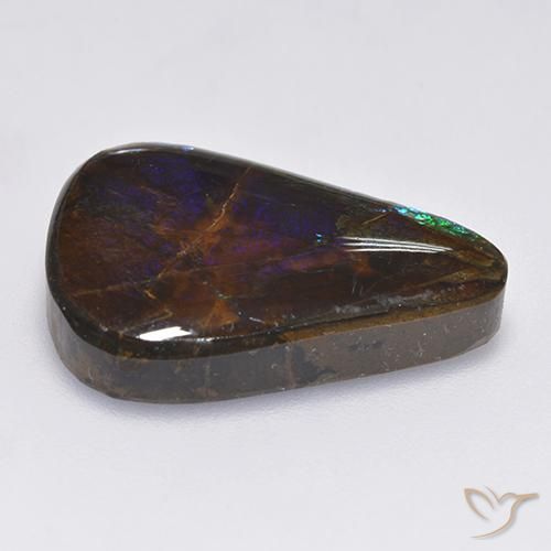 amolita Multicolor natural de 17.25 ct, Elegante, Opaco