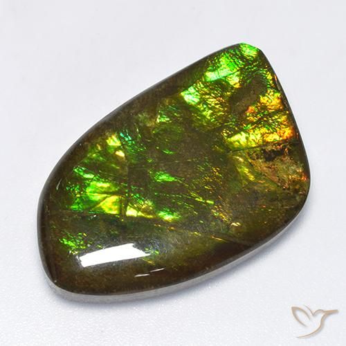 18.89ct Natural Multicolor amolita, Elegante, Opaco