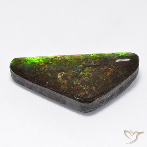 amolita Multicolor natural de 10.43 ct, Elegante, Opaco