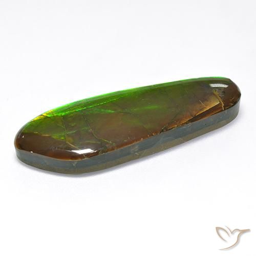 amolita Multicolor natural de 17.48 ct, Elegante, Opaco