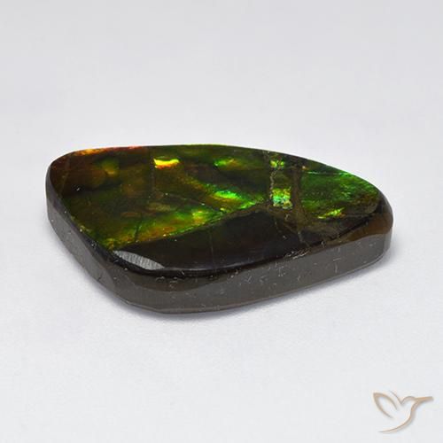 amolita Multicolor natural de 11.50 ct, Elegante, Opaco