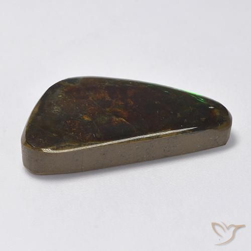 amolita Multicolor natural de 13.28 ct, Elegante, Opaco