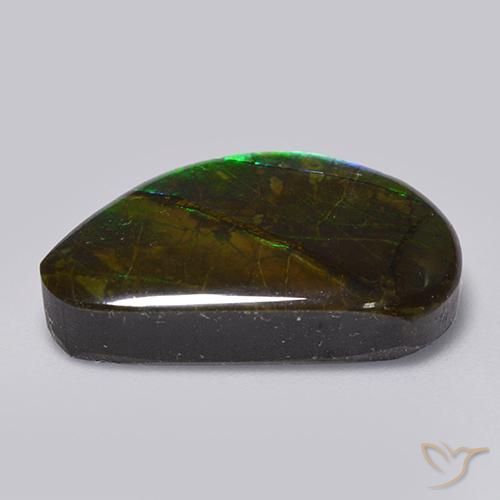 amolita Multicolor natural de 15.82 ct, Elegante, Opaco