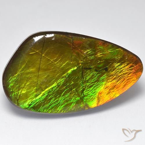 amolita Multicolor natural de 22.28 ct, Elegante, Opaco