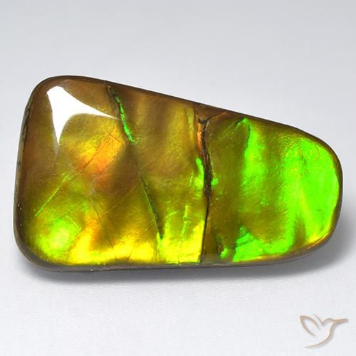 18.48ct Natural Multicolor amolita, Elegante, Opaco