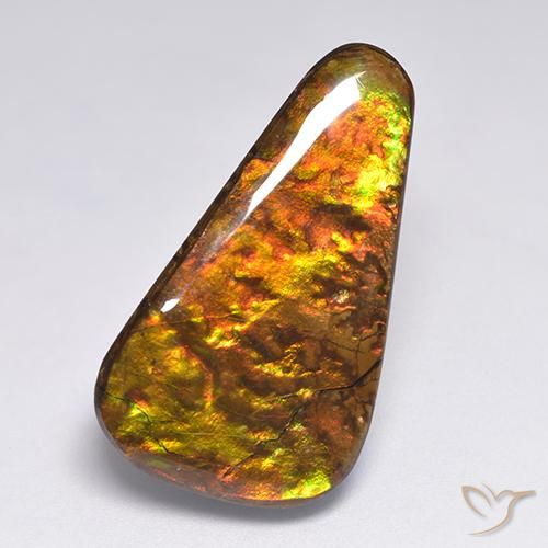18.34ct Natural Multicolor amolita, Elegante, Opaco