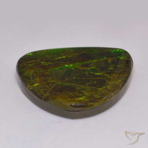 amolita Multicolor natural de 20.62 ct, Elegante, Opaco