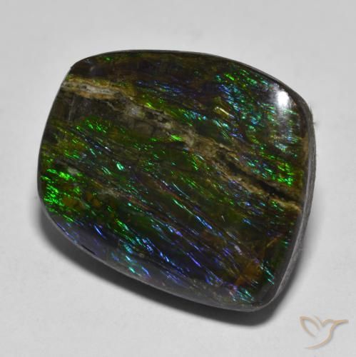 amolita Multicolor natural de 17.51 ct, Elegante, Opaco