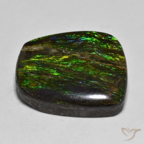 amolita Multicolor natural de 17.51 ct, Elegante, Opaco