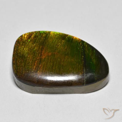 amolita Multicolor natural de 10.20 ct, Elegante, Opaco