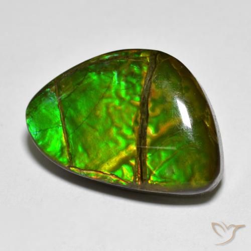 amolita Multicolor natural de 12.75 ct, Elegante, Opaco
