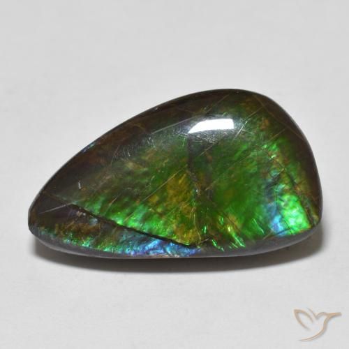 amolita Multicolor natural de 11.99 ct, Elegante, Opaco