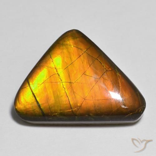13.83ct Natural Multicolor amolita, Elegante, Opaco