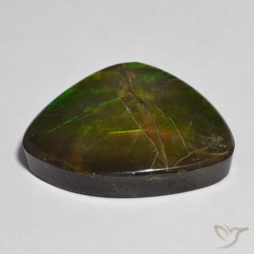 amolita Multicolor natural de 17.37 ct, Elegante, Opaco