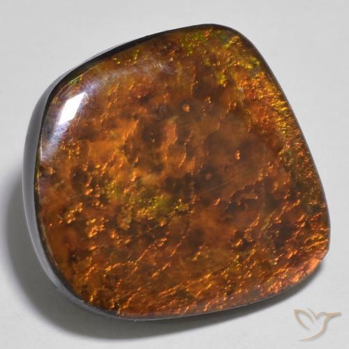 16.86ct Natural Multicolor amolita, Elegante, Opaco