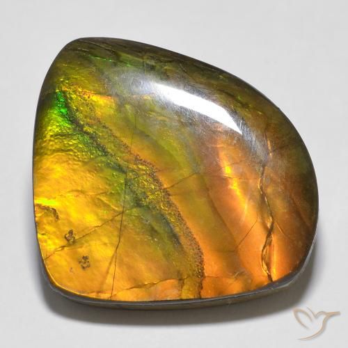 20.15ct Natural Multicolor amolita, Elegante, Opaco