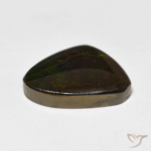 amolita Multicolor natural de 11.37 ct, Elegante, Opaco