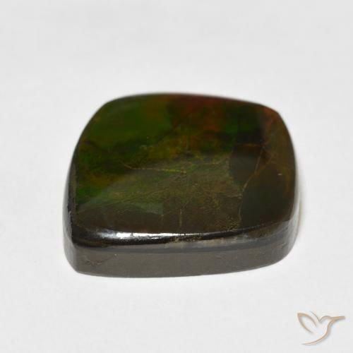 amolita Multicolor natural de 11.81 ct, Elegante, Opaco