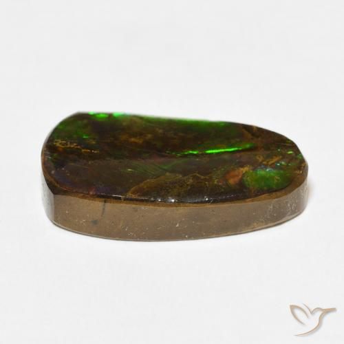 amolita Multicolor natural de 12.15 ct, Elegante, Opaco